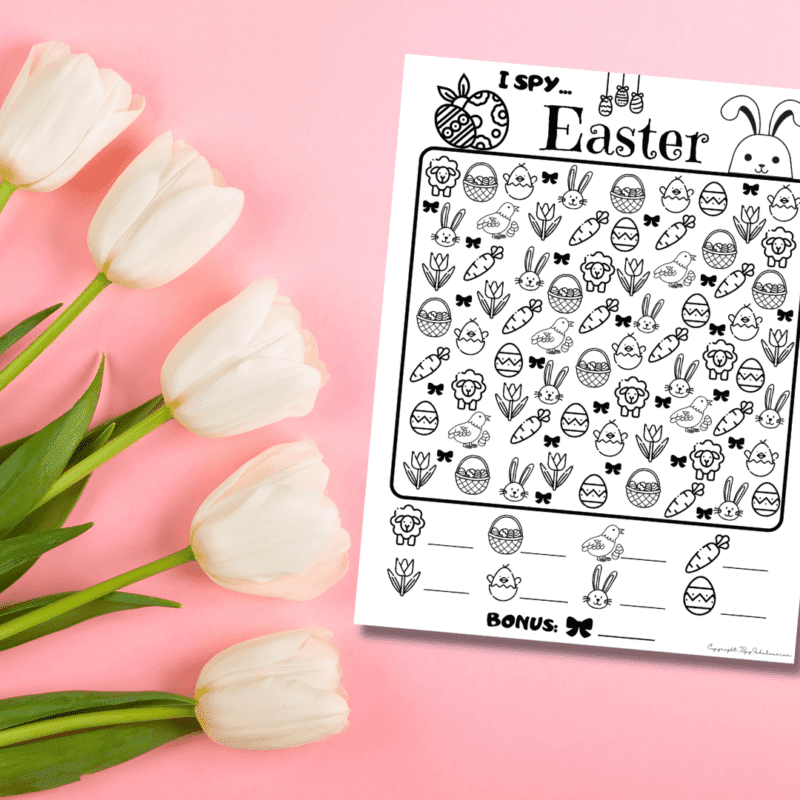 Free Easter I Spy Printable for Kids