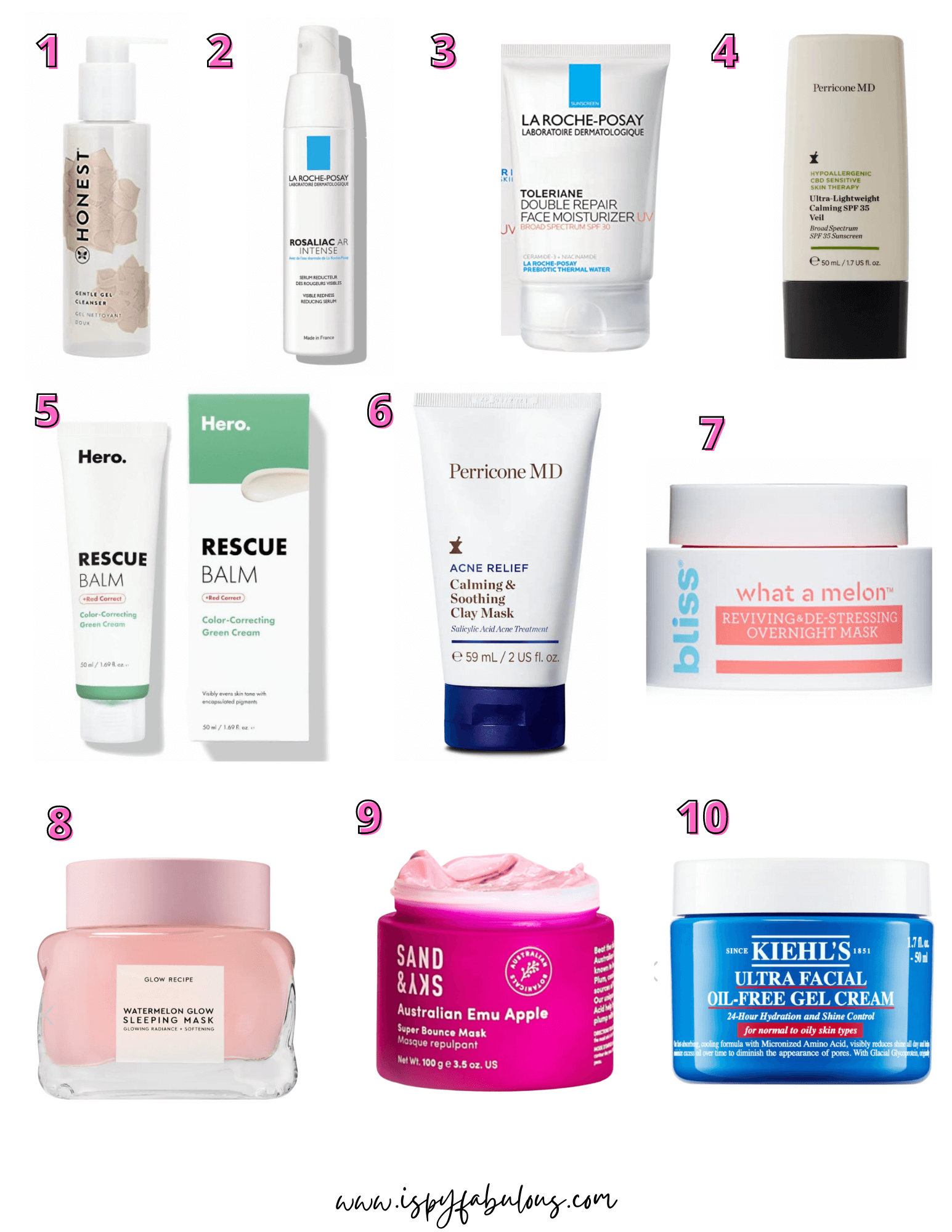 products for reducing redness from rosacea, acne, lupus, and more