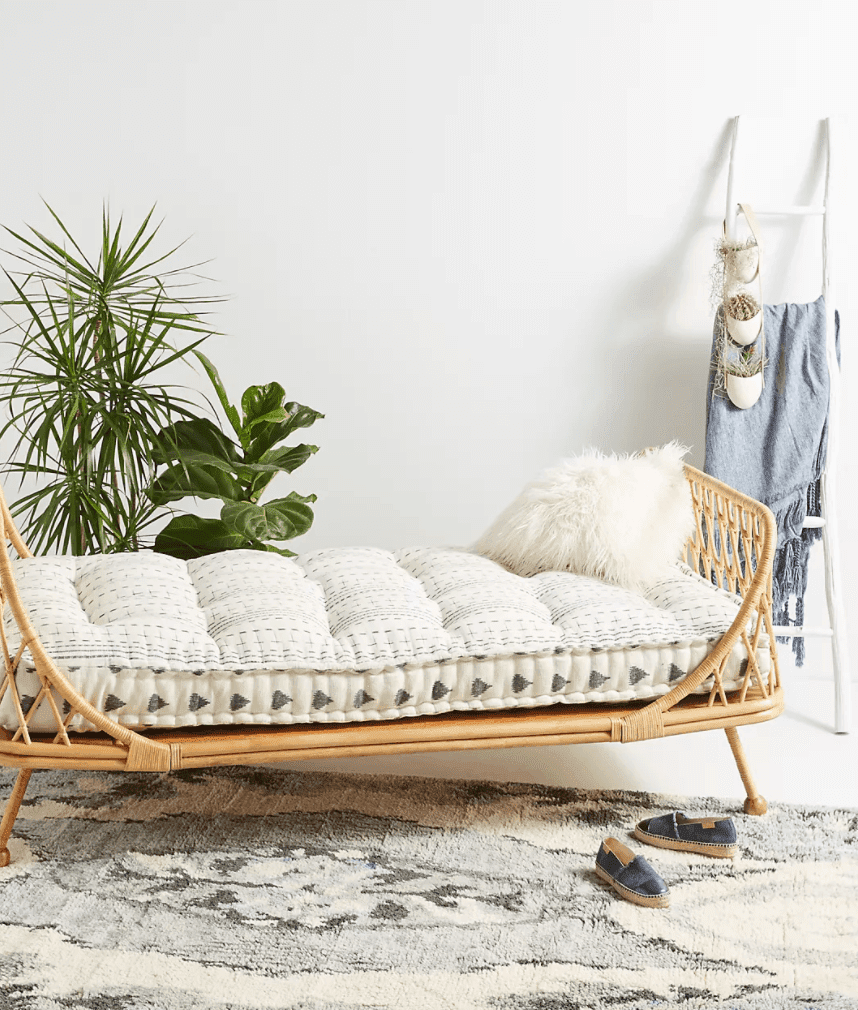 serena and lily capistrano rattan daybed dupe