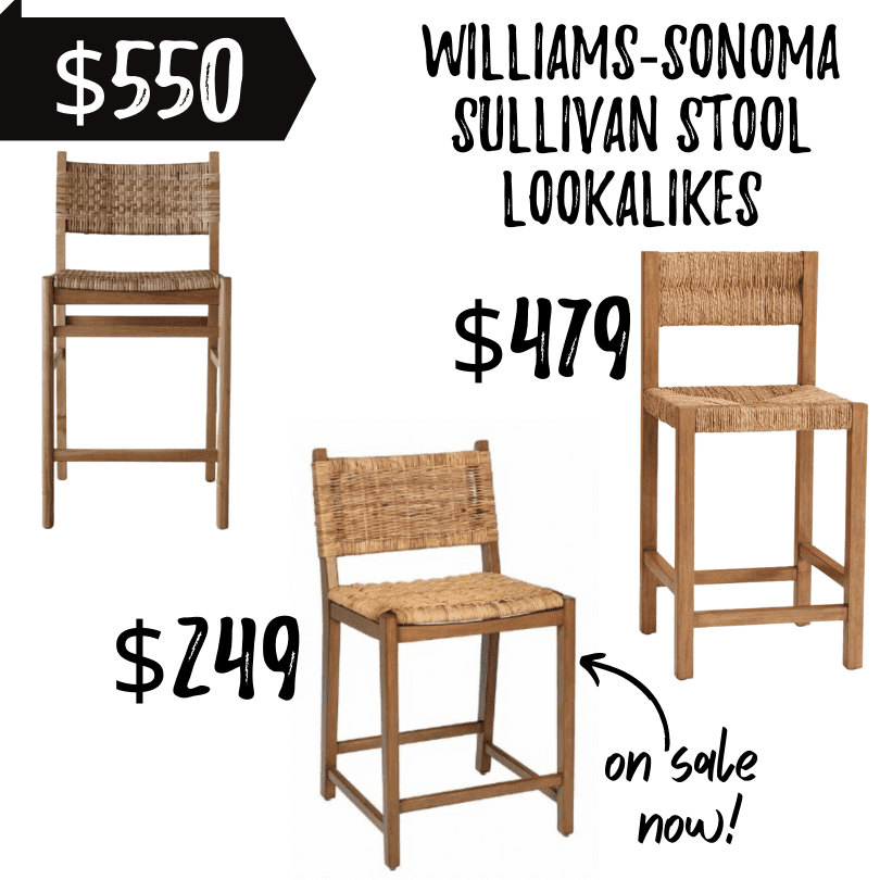 williams sonoma sullivan woven counter stool