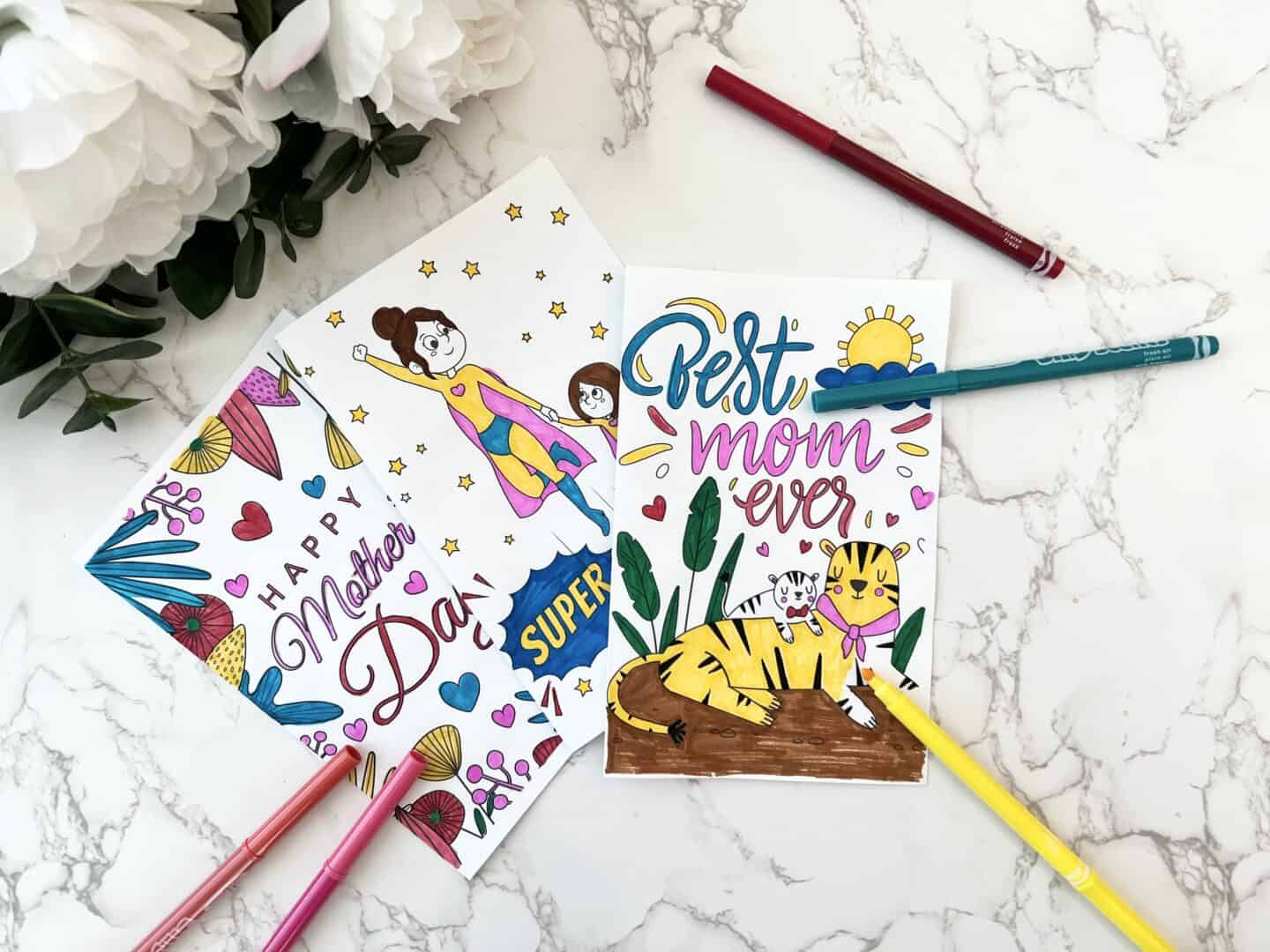 free printable Mothers' Day cards