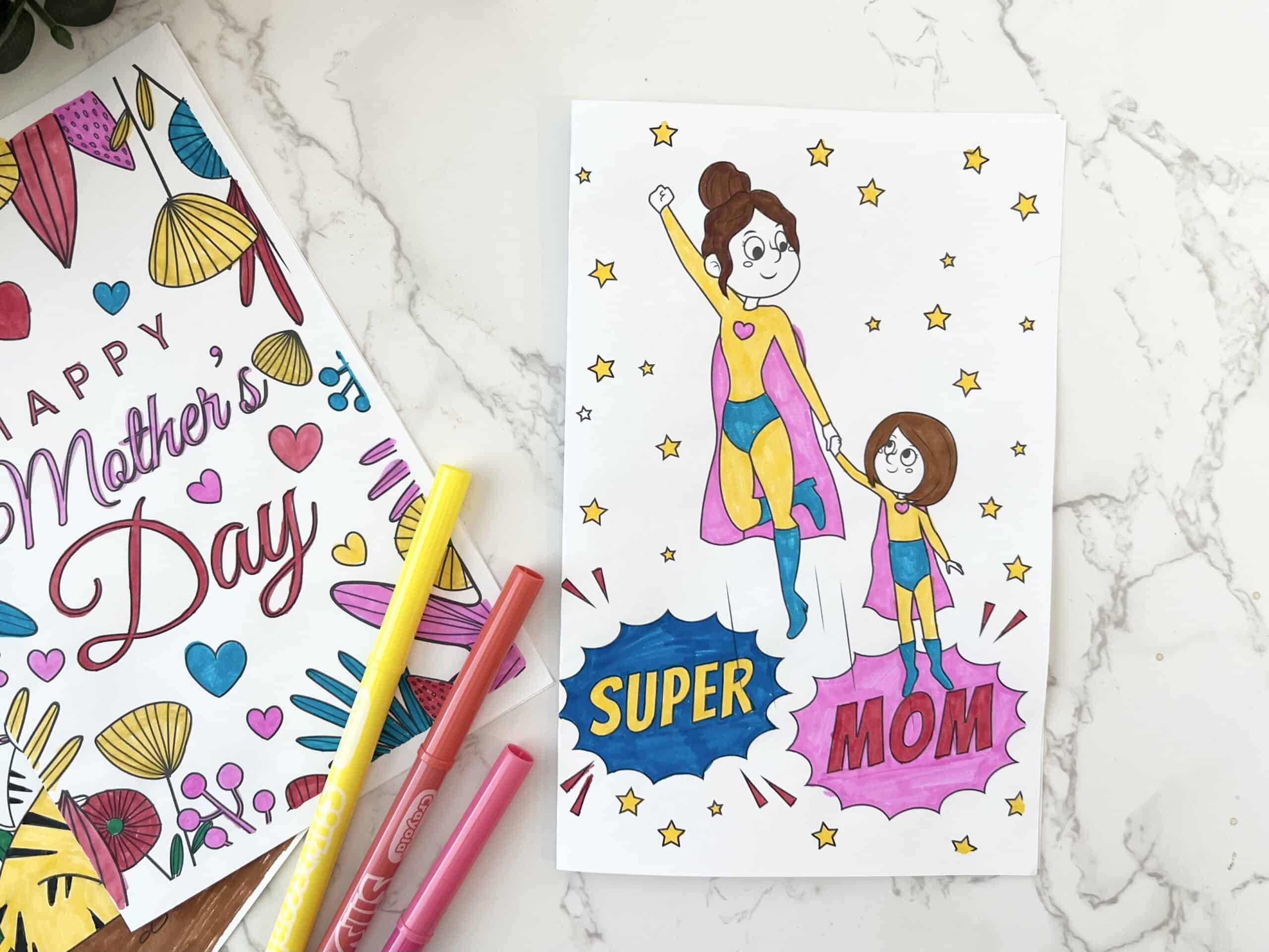 free printable Mothers' Day cards