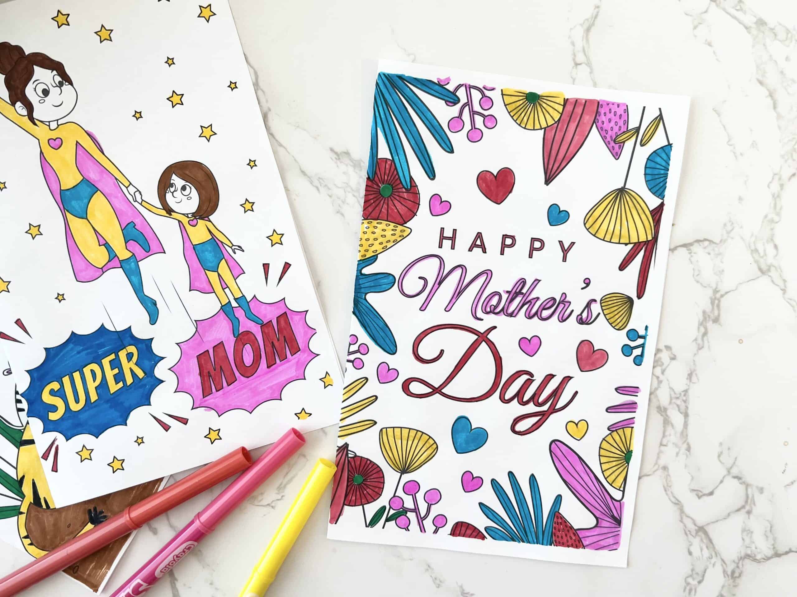 free printable Mothers' Day cards