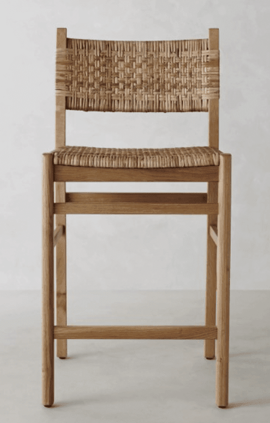 williams sonoma sullivan woven counter stool