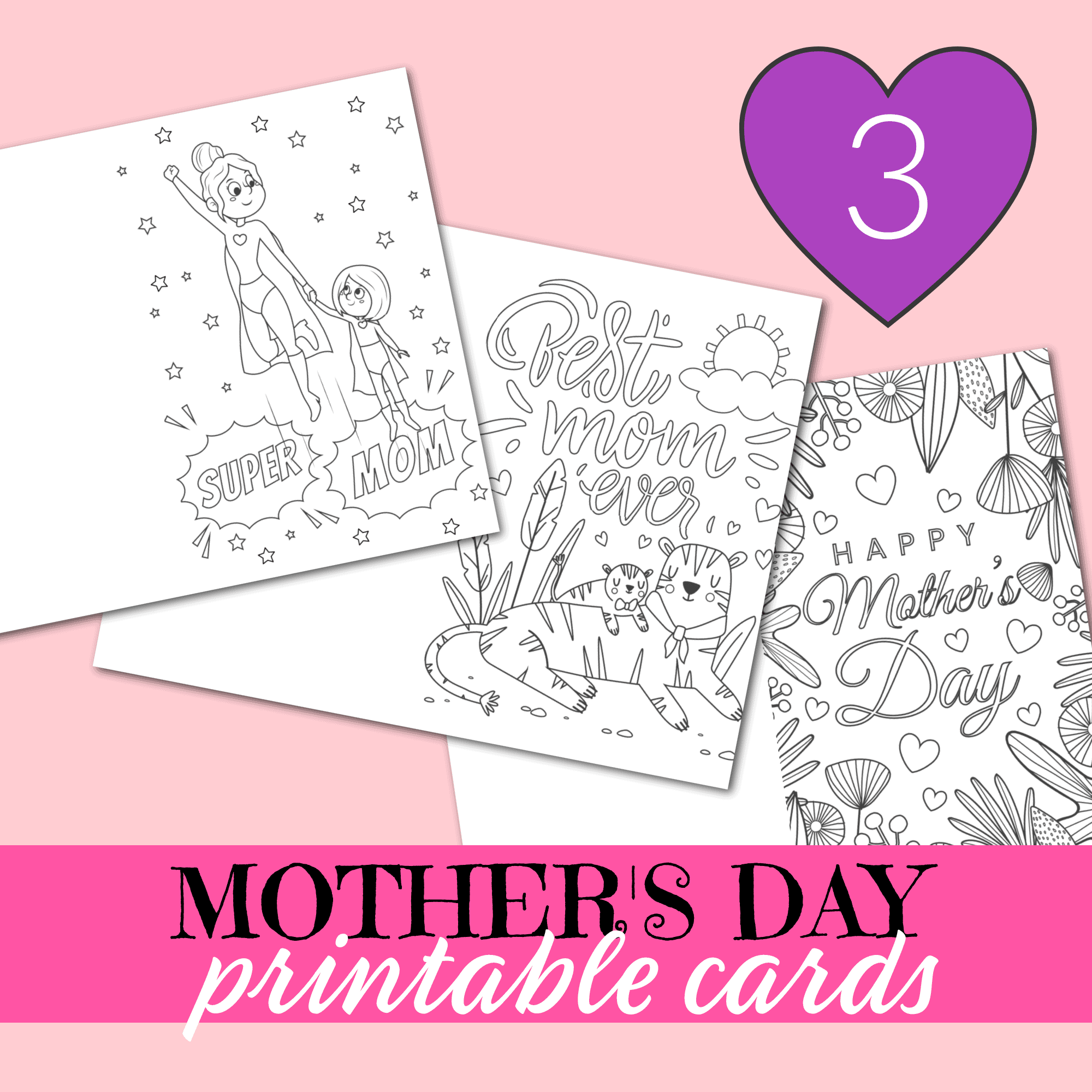 free printable Mothers' Day cards