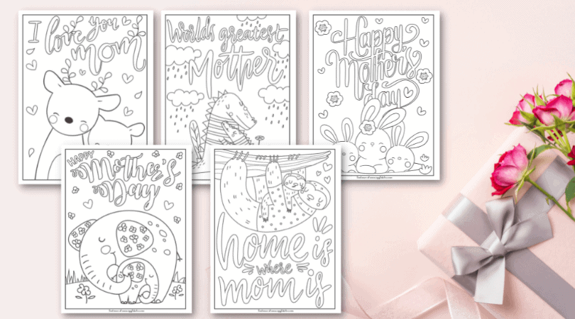 free mother's day coloring pages