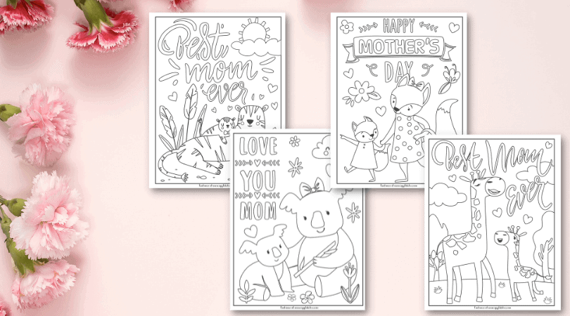 free mother's day coloring pages