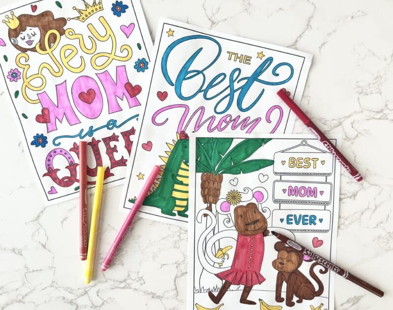 15 Free Printable Mother’s Day Coloring Pages