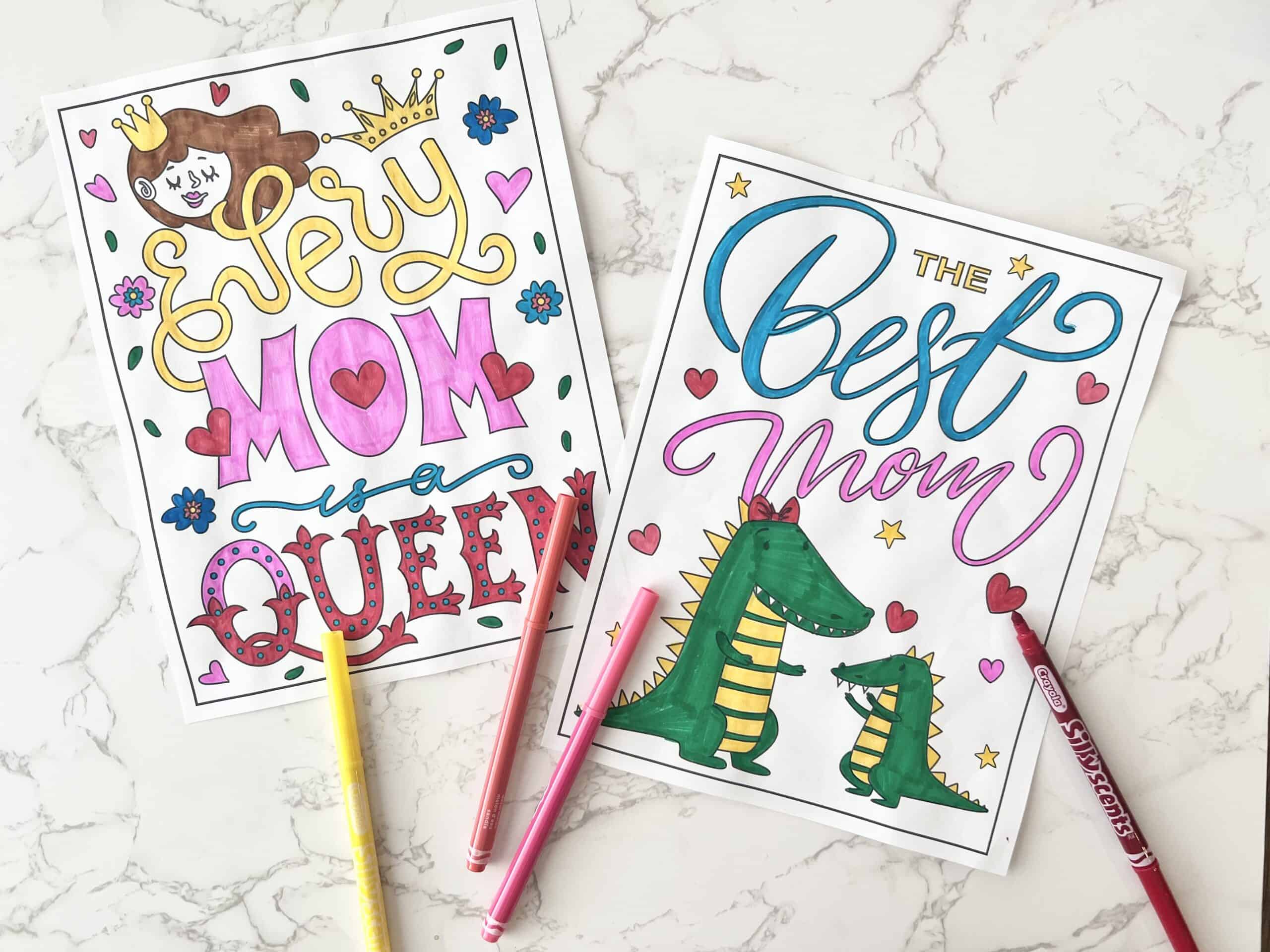 free mother's day coloring pages