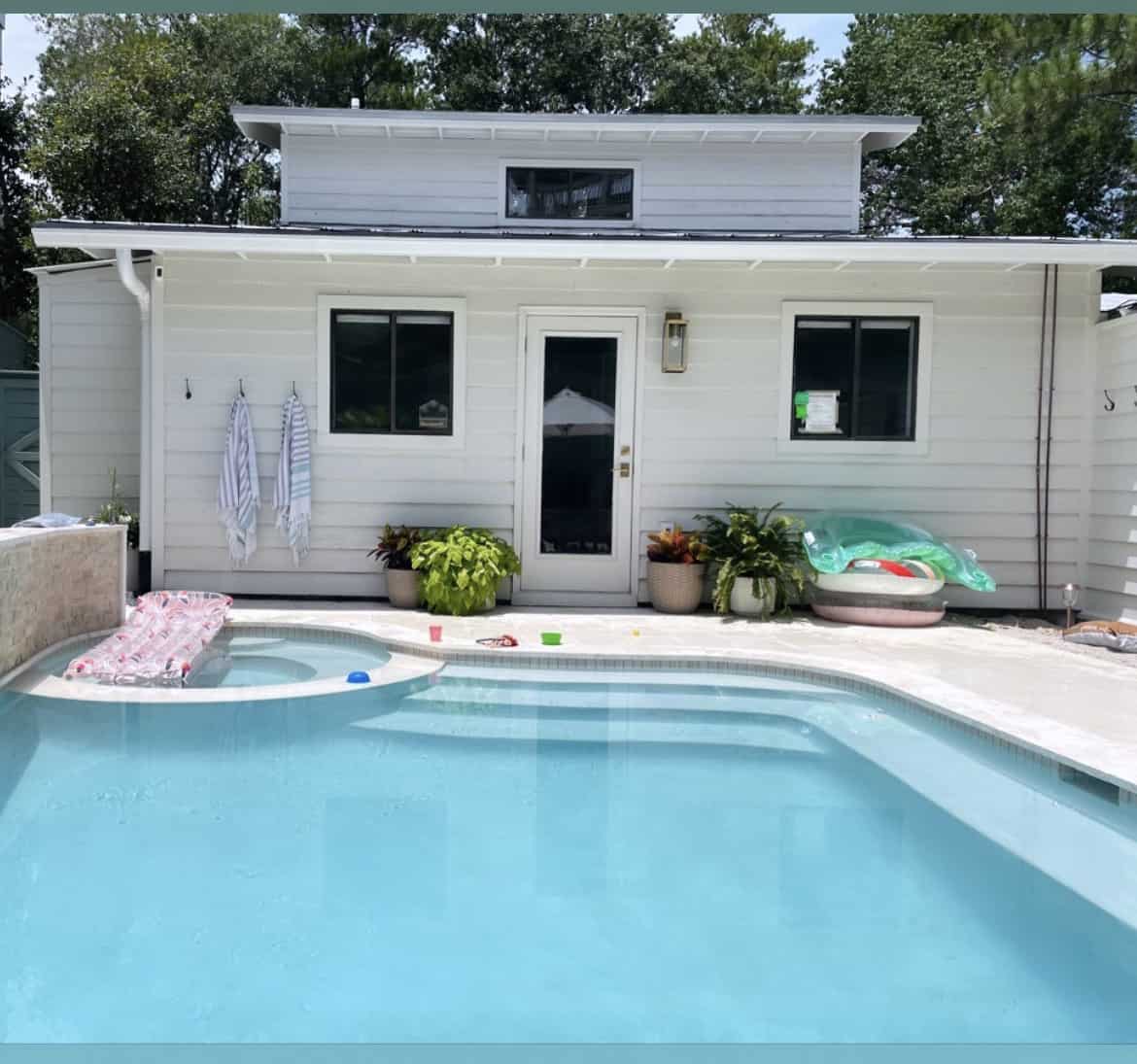 tips for putting in a backyard pool Pool design by @younghouselove