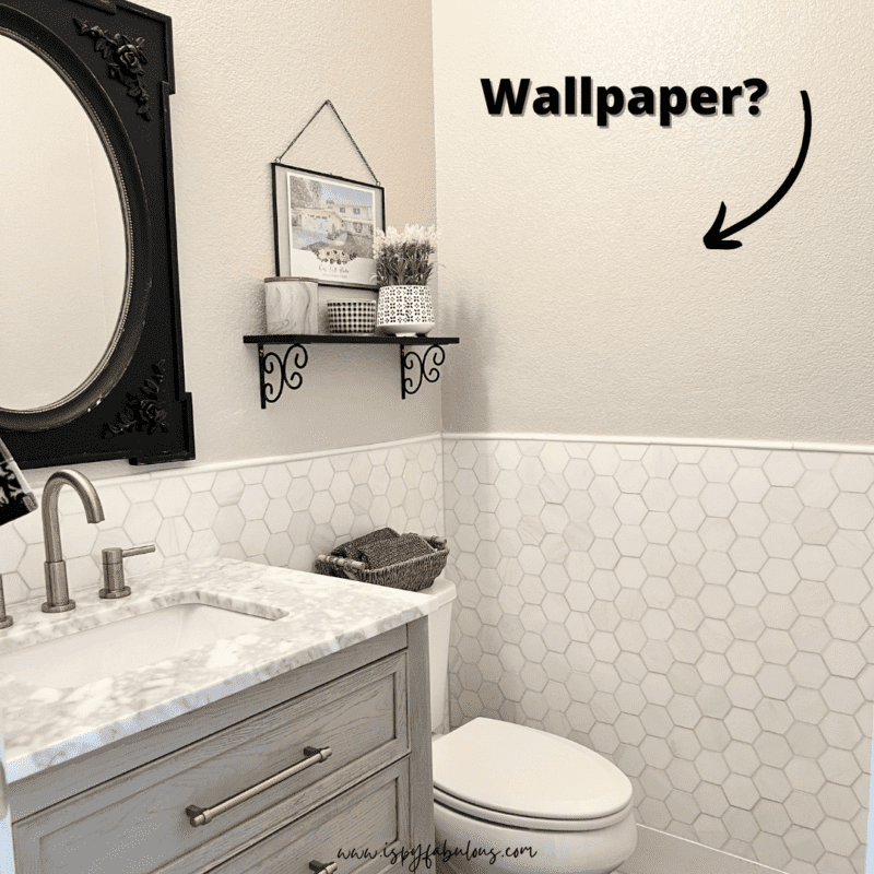 9 Best Black and White Wallpapers & A Bathroom Facelift