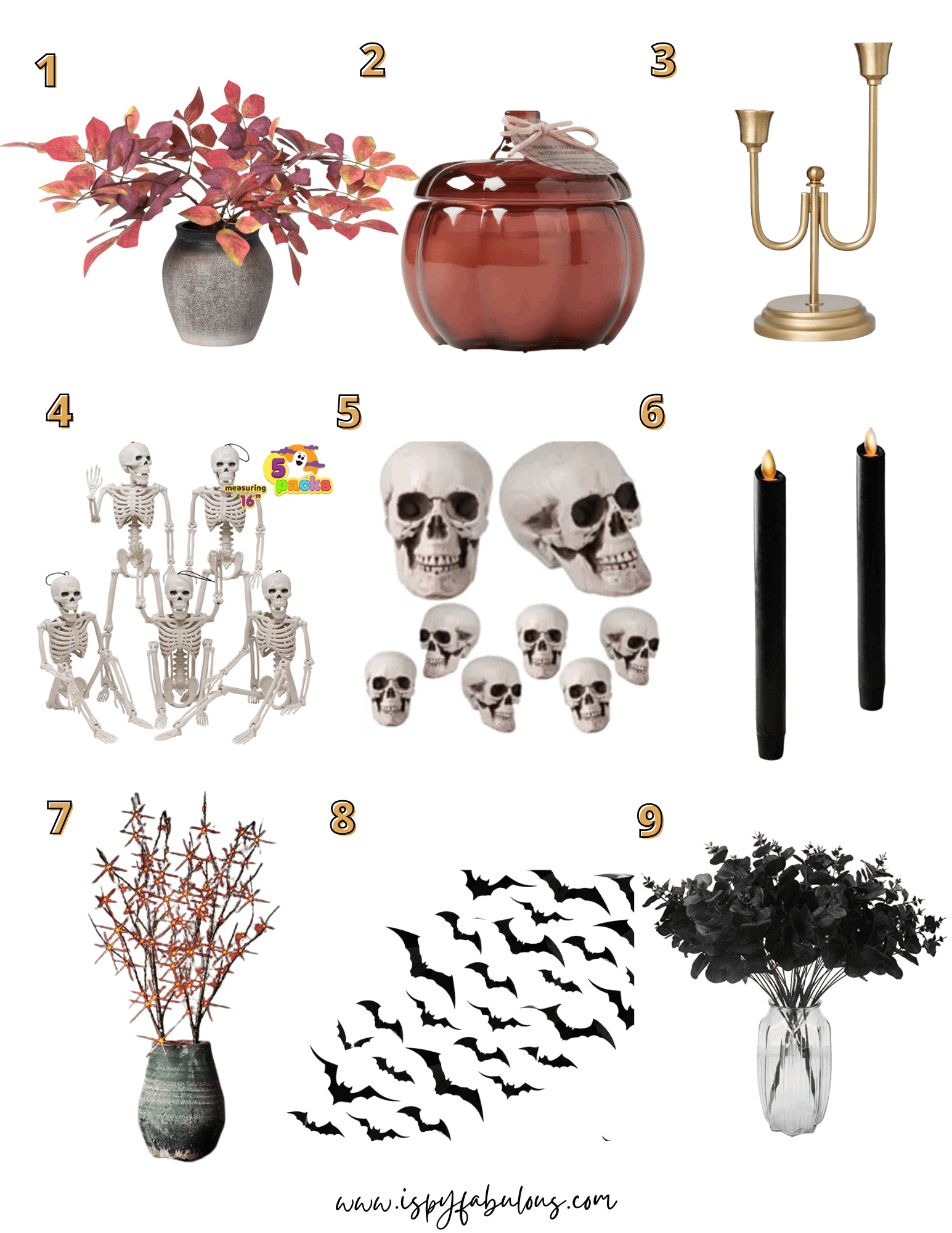 fall and halloween home decor