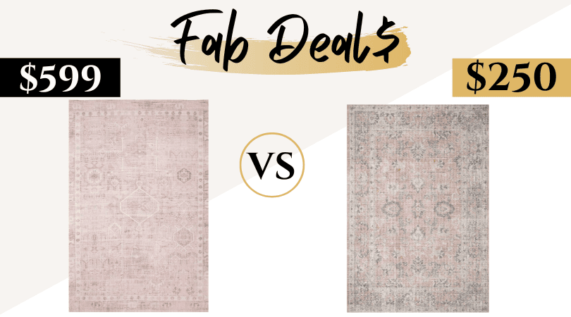 west elm rug dupes