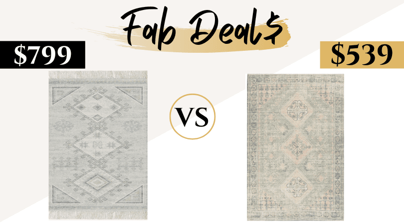 west elm rug dupes