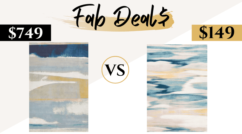 west elm rug dupes