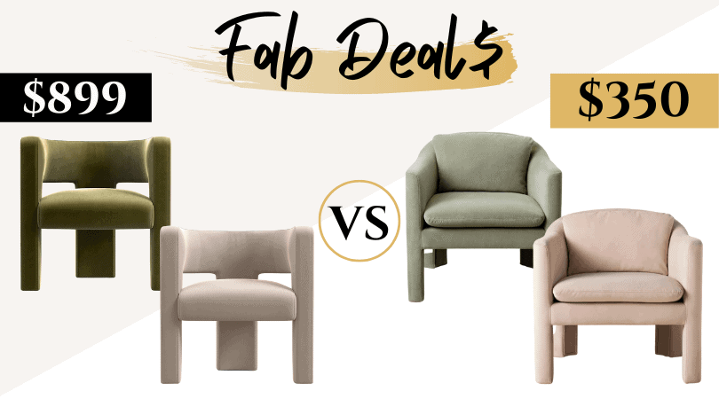 crate and barrel sculpt velvet chair dupe