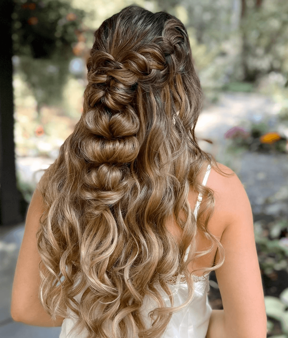 Open Hair with braids  Prom hairstyle ideas for 2023  Theunstitchd  Womens Fashion Blog