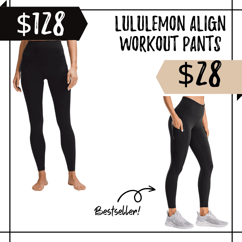 Pants similar to lululemon align hot sale