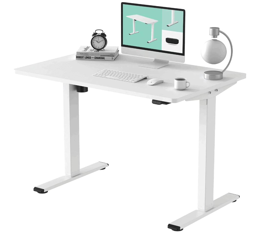 standing desk and walking pad