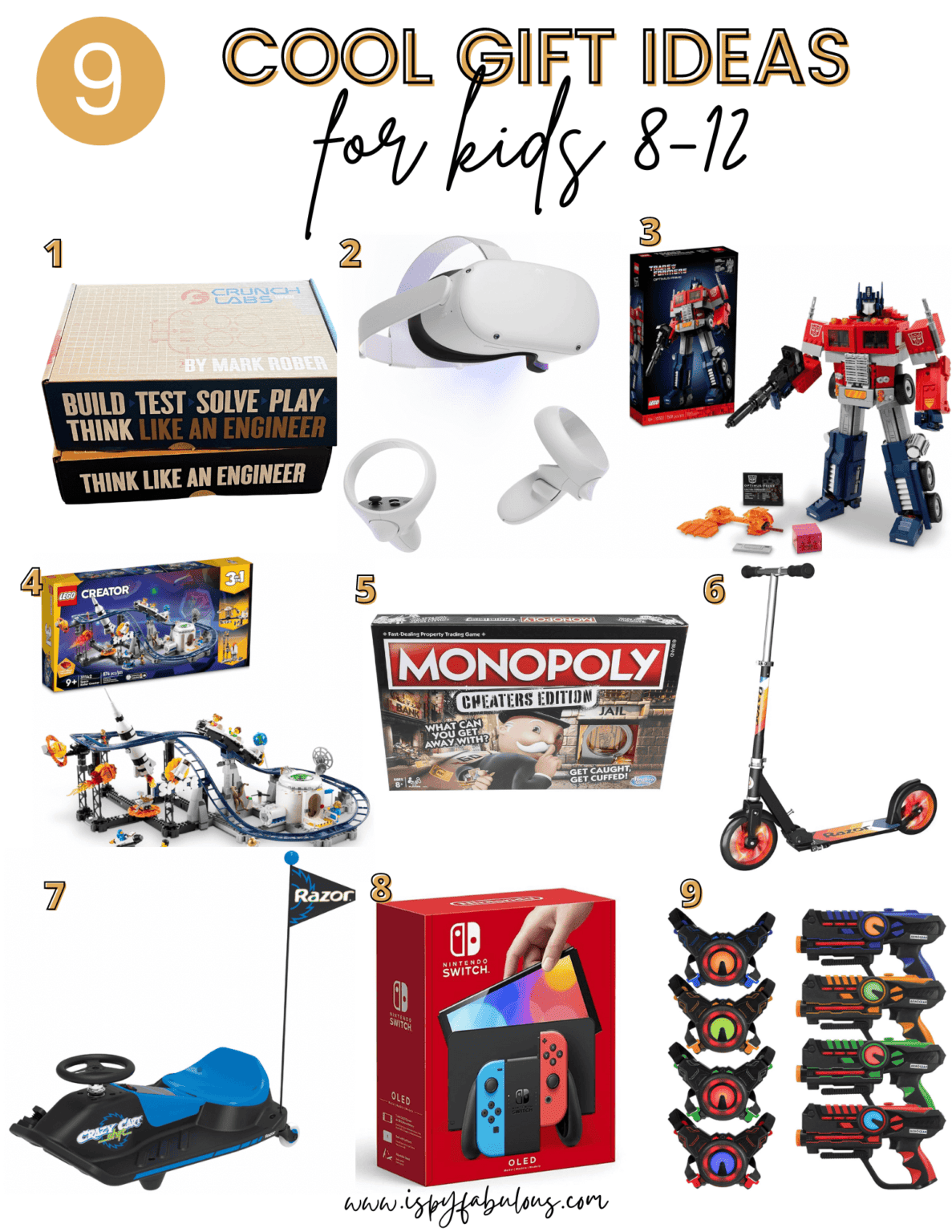 9 Cool Gift Ideas for Kids 812 They’ll Go Gaga For! I Spy Fabulous