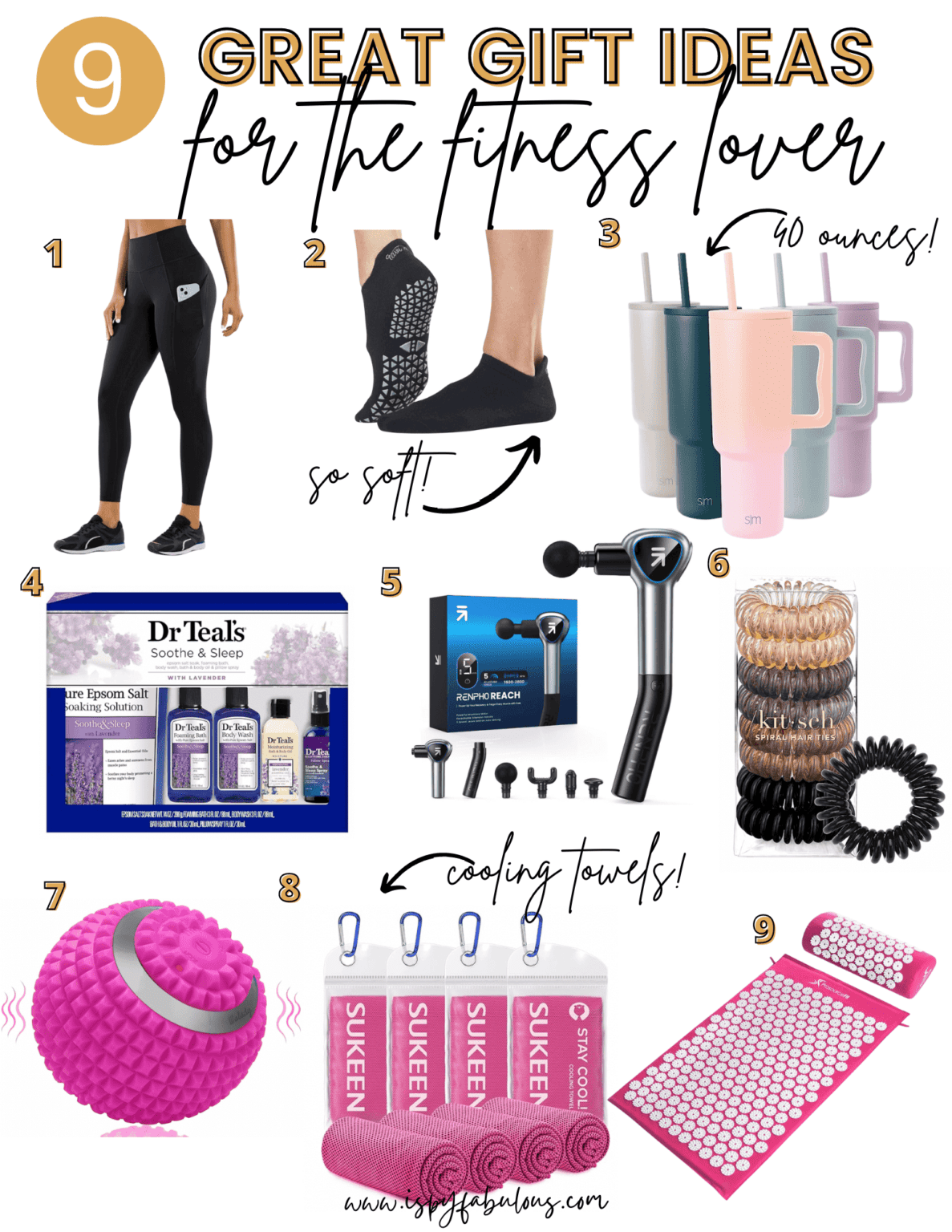 9 Great Gift Ideas for the Fitness Lover I Spy Fabulous