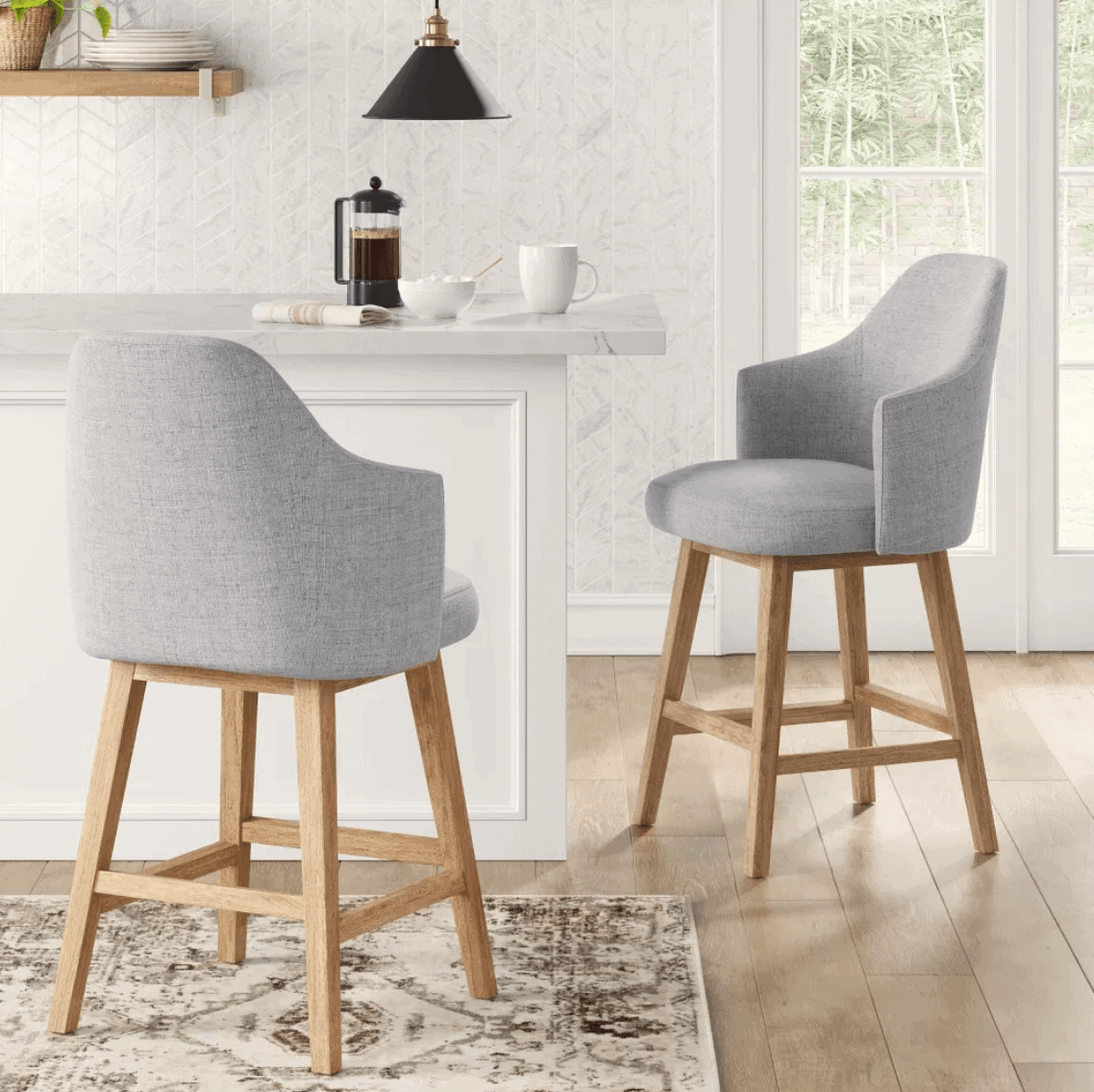12 chic swivel bar counter stools you ll love i spy fabulous