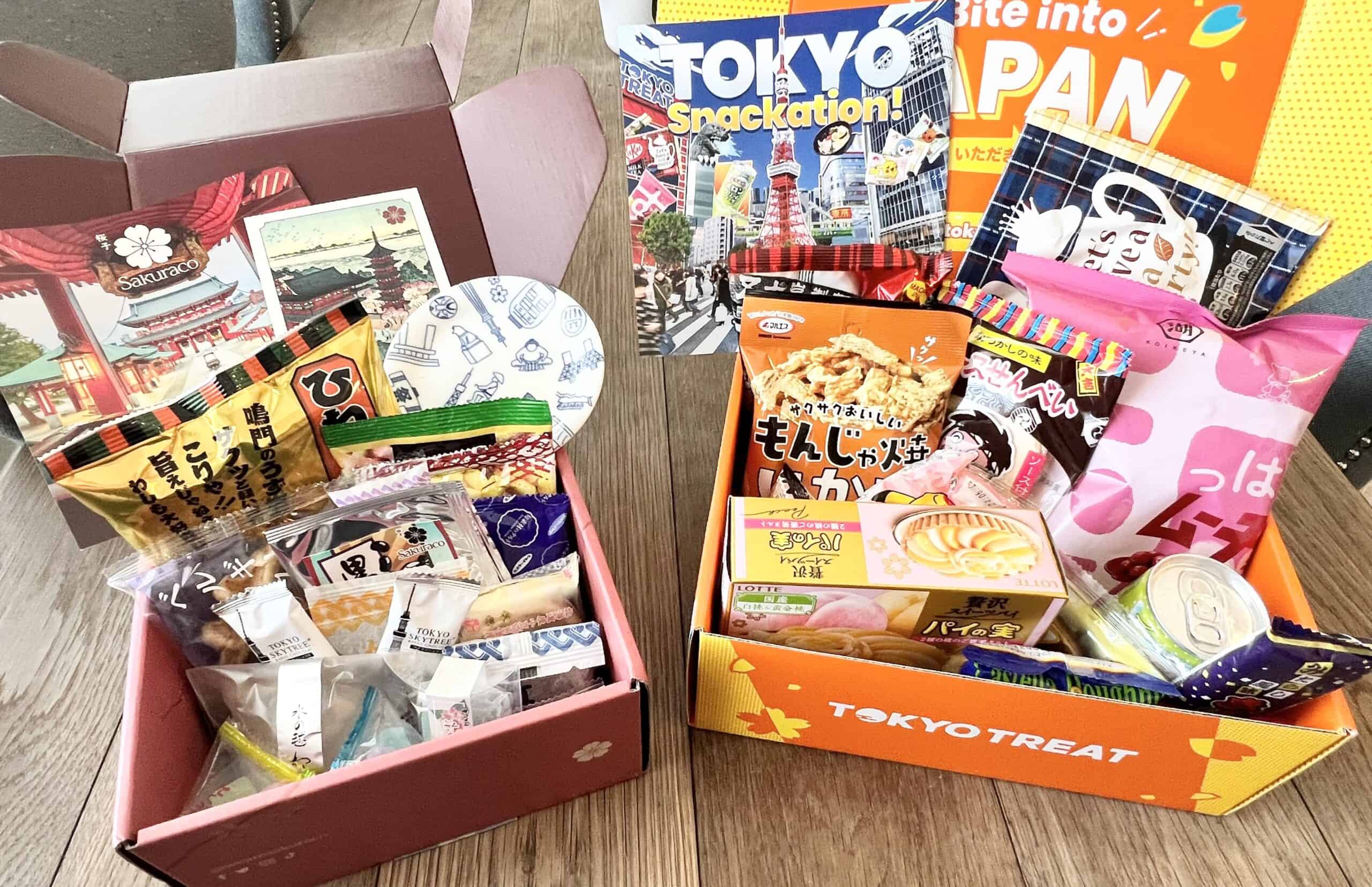Japanese snack boxes, TokyoTreat and Sakuraco