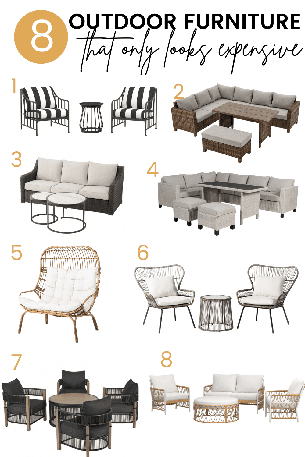 outdoor furniture
