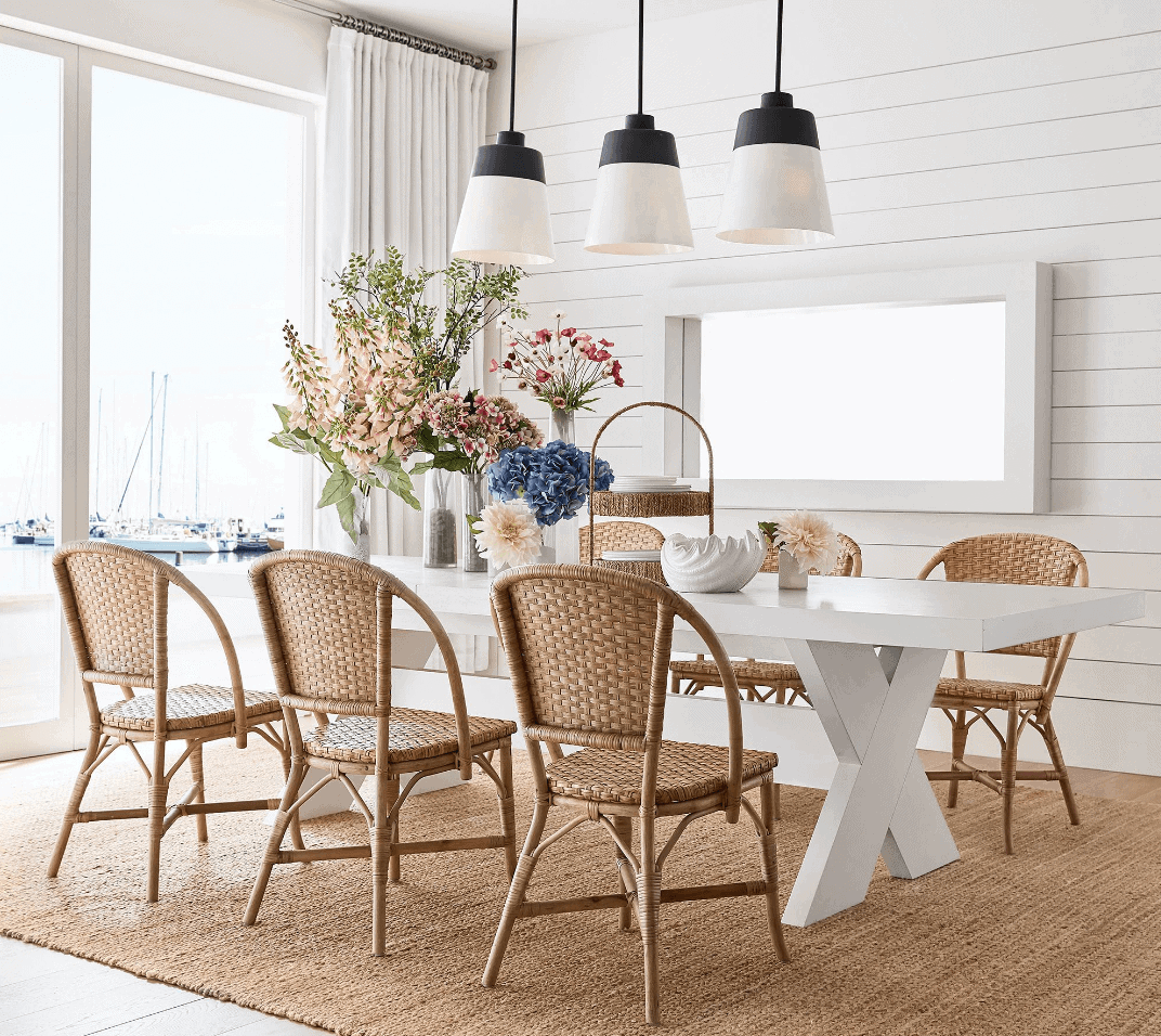 rattan dining chairs