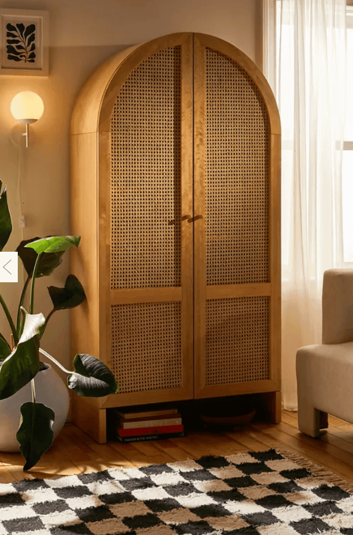 arched bookcase