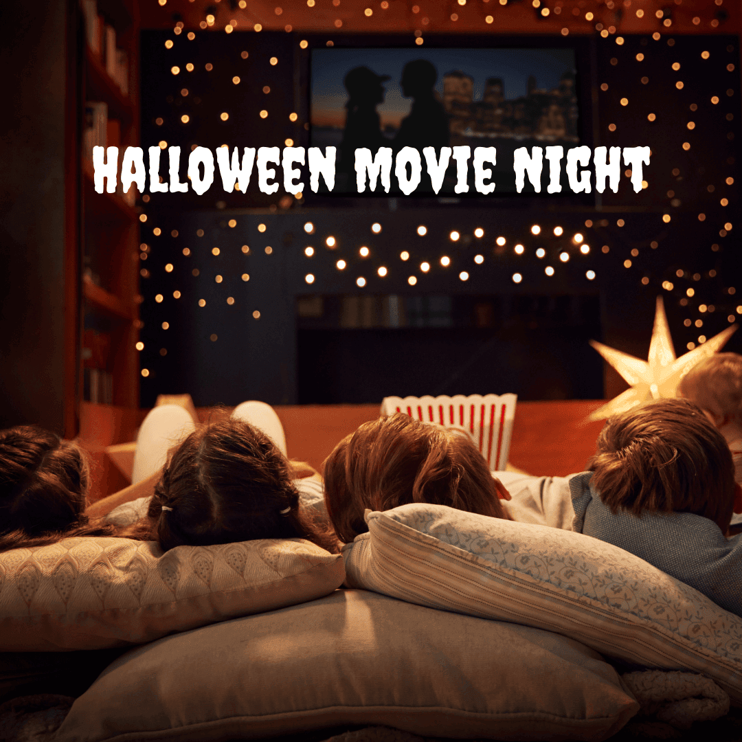 Halloween movie night for kids