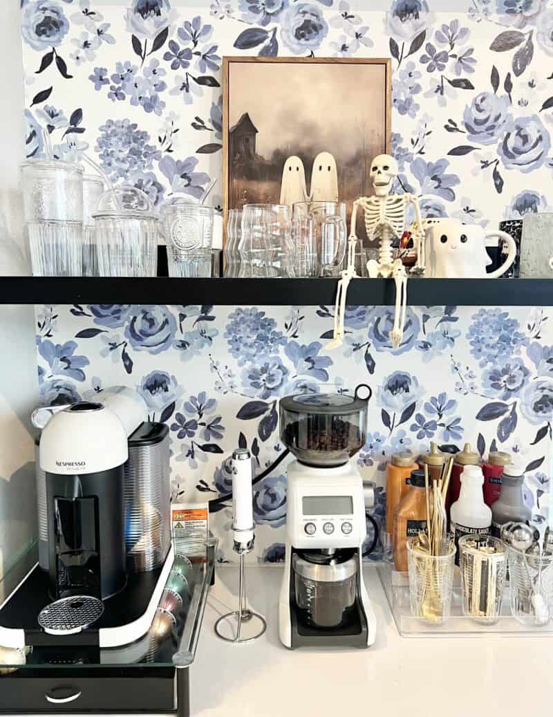 My Halloween Coffee Bar Decor