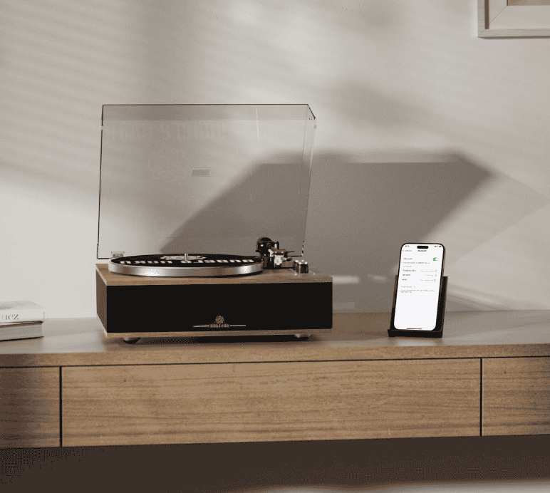all in one record player with built in speakers