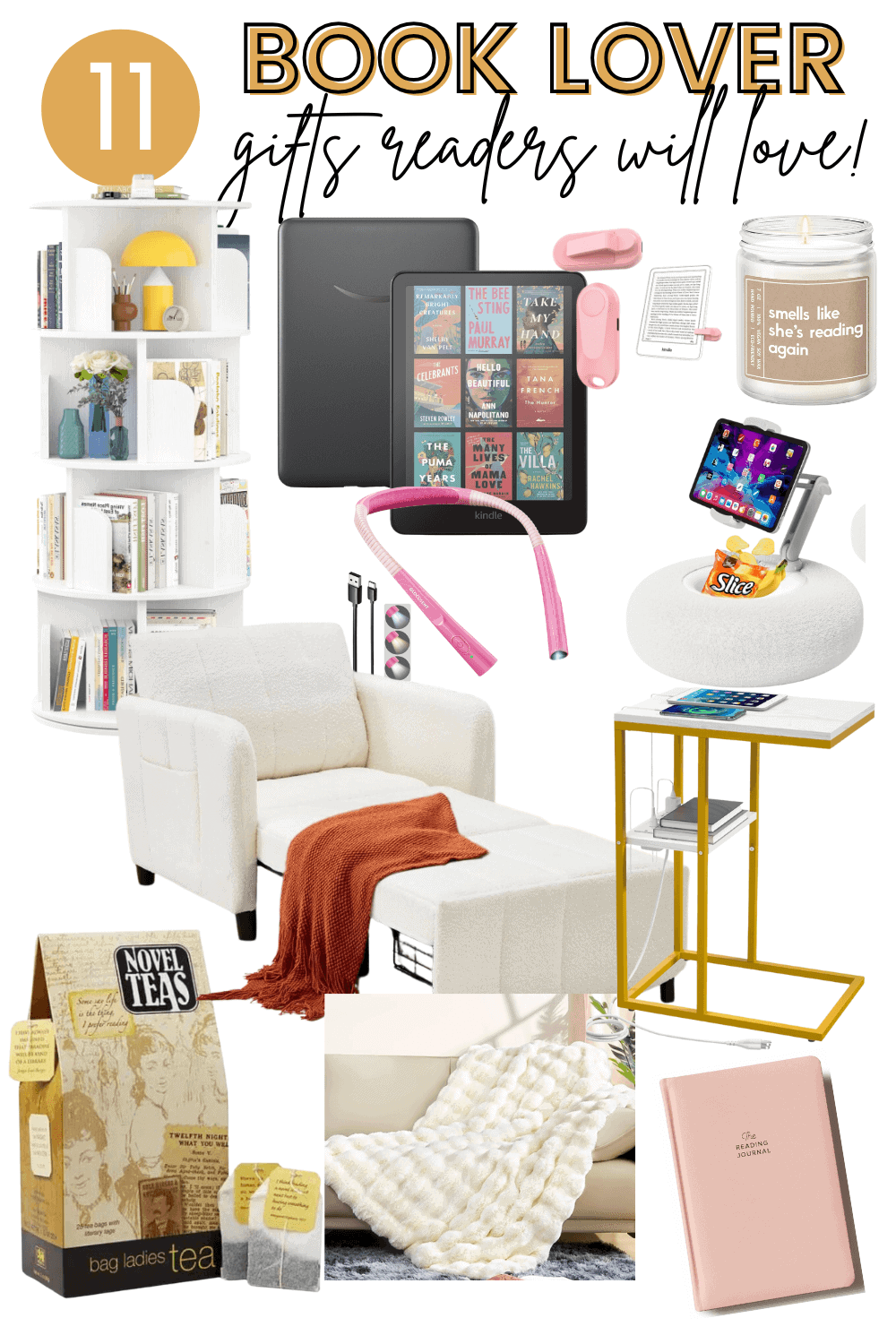 book lover gifts, book nook