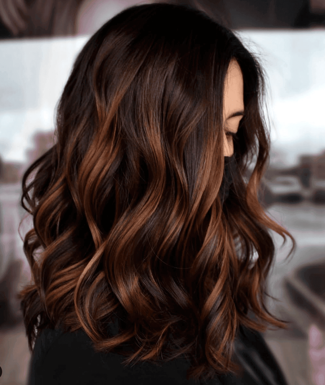 brown with red highlights hair color winter hair color