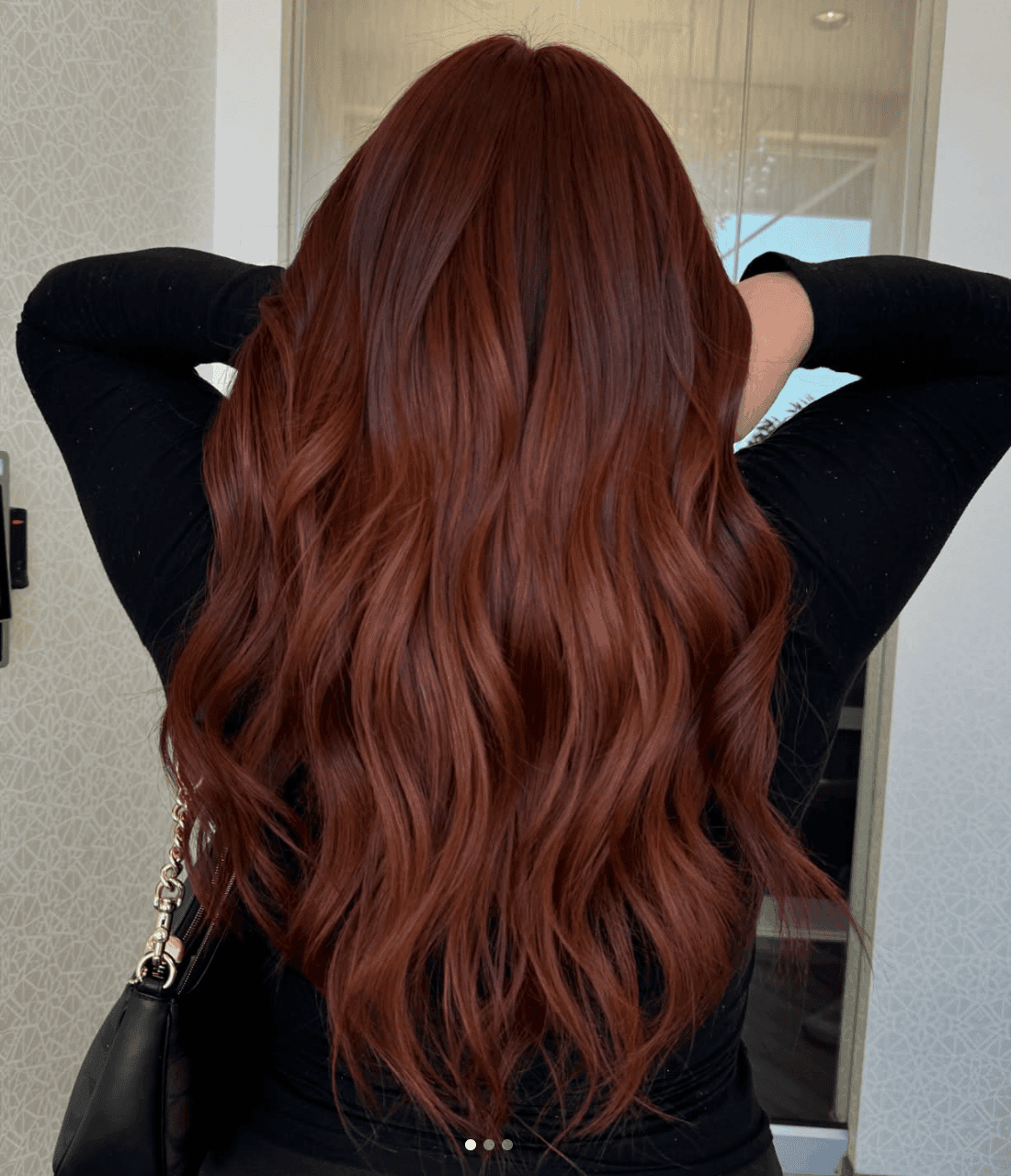 dark red hair color winter hair color