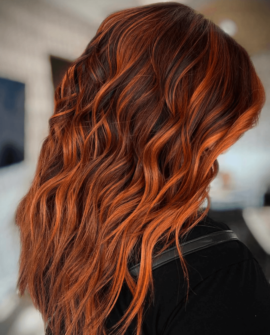 red hair color winter hair color