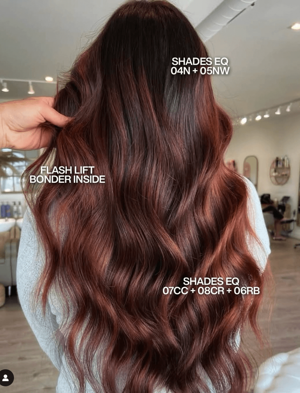 deep red hair color winter hair color