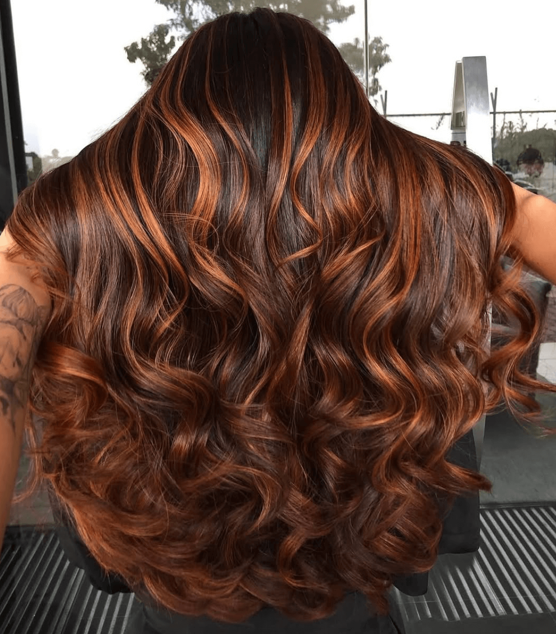 copper red hair color winter hair color