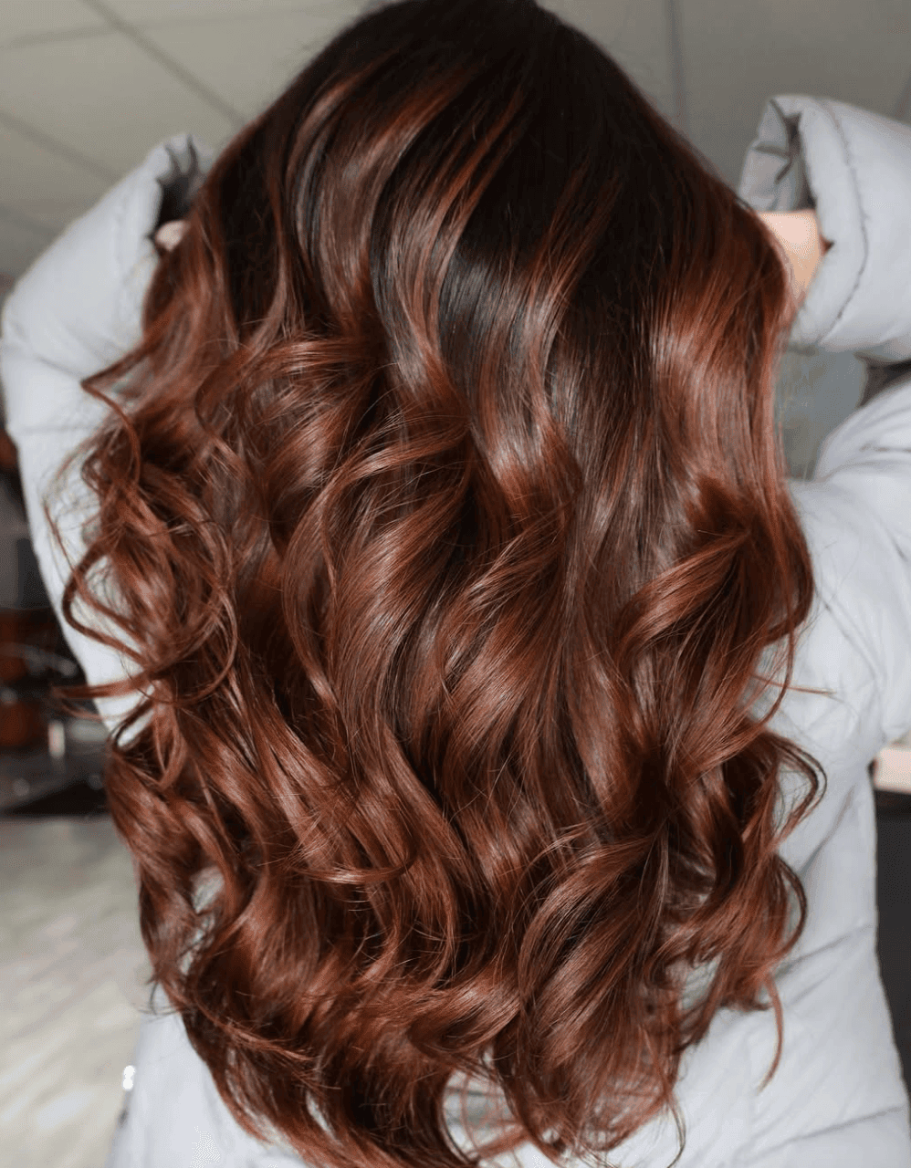 dark brown hair color winter hair color