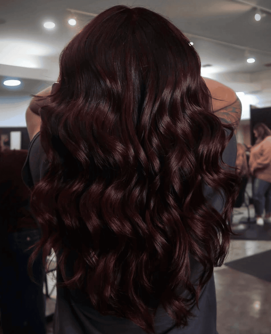 chocolate cherry hair color winter hair color