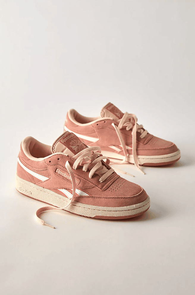 pink sneakers