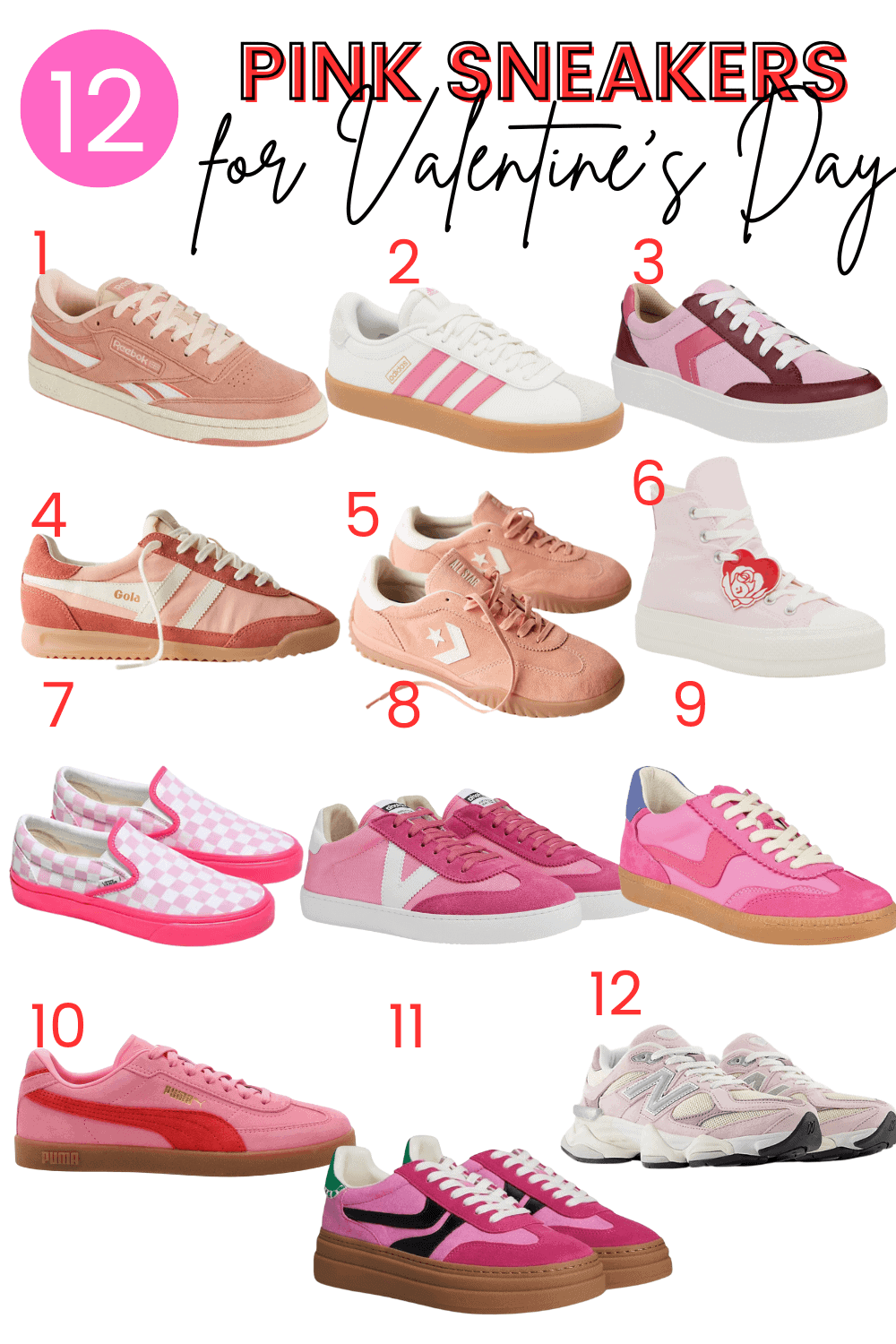 pink sneakers