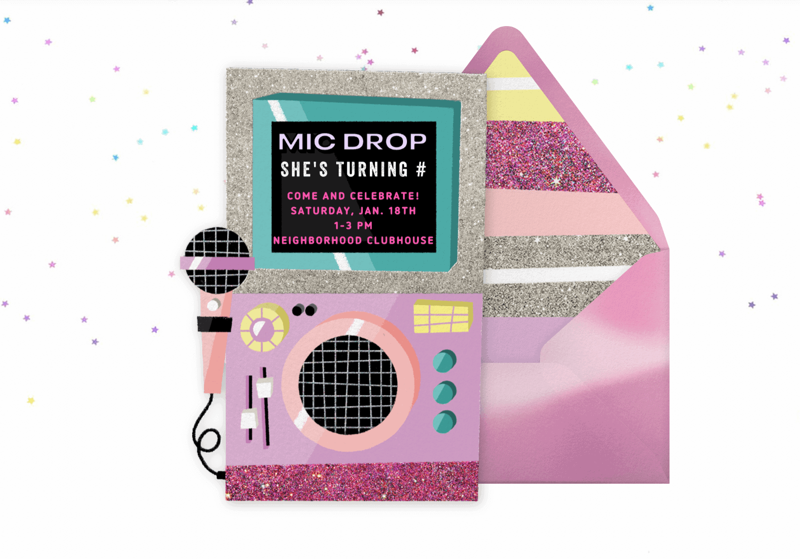 pop star karaoke party