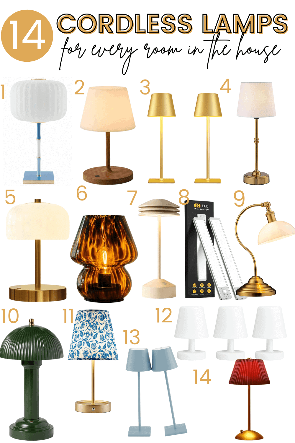 cordless lamps