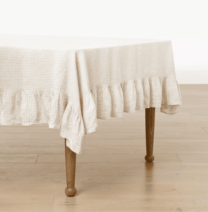 McGee & Co Ruffle Tablecloth