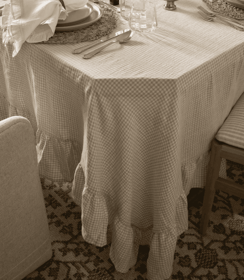 Splurge or Save: McGee & Co Ruffle Tablecloth