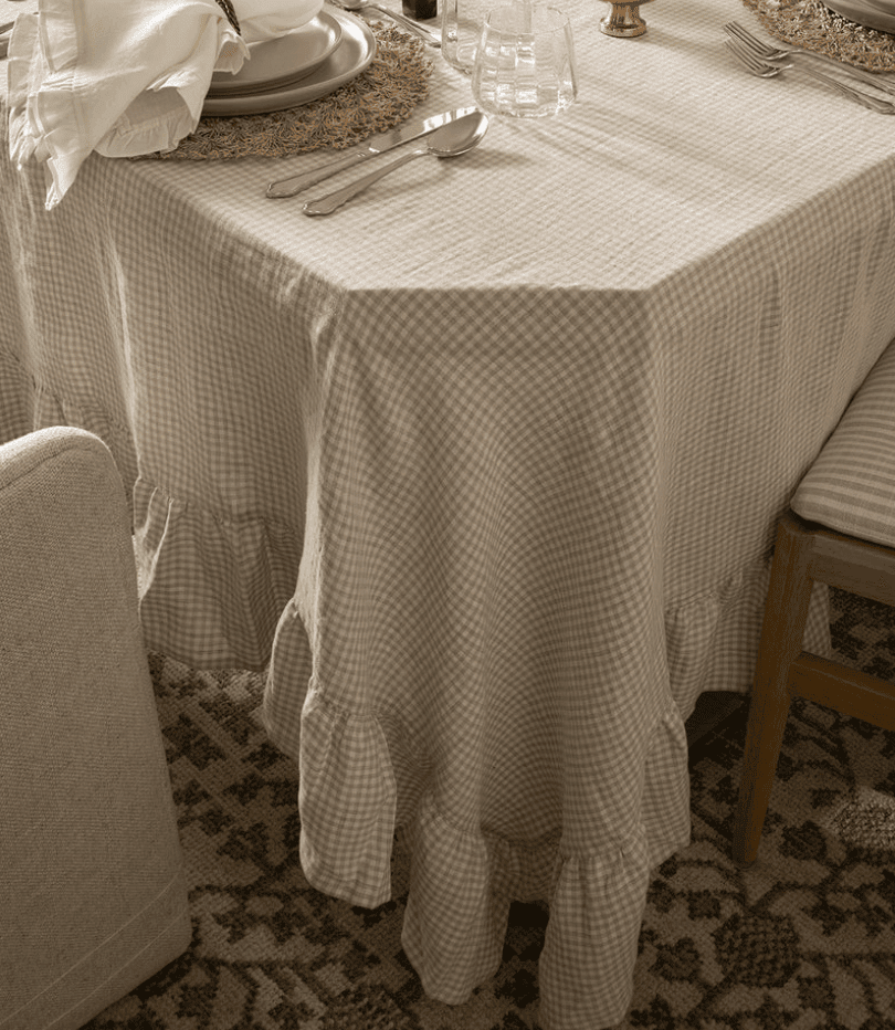 McGee & Co Ruffle Tablecloth