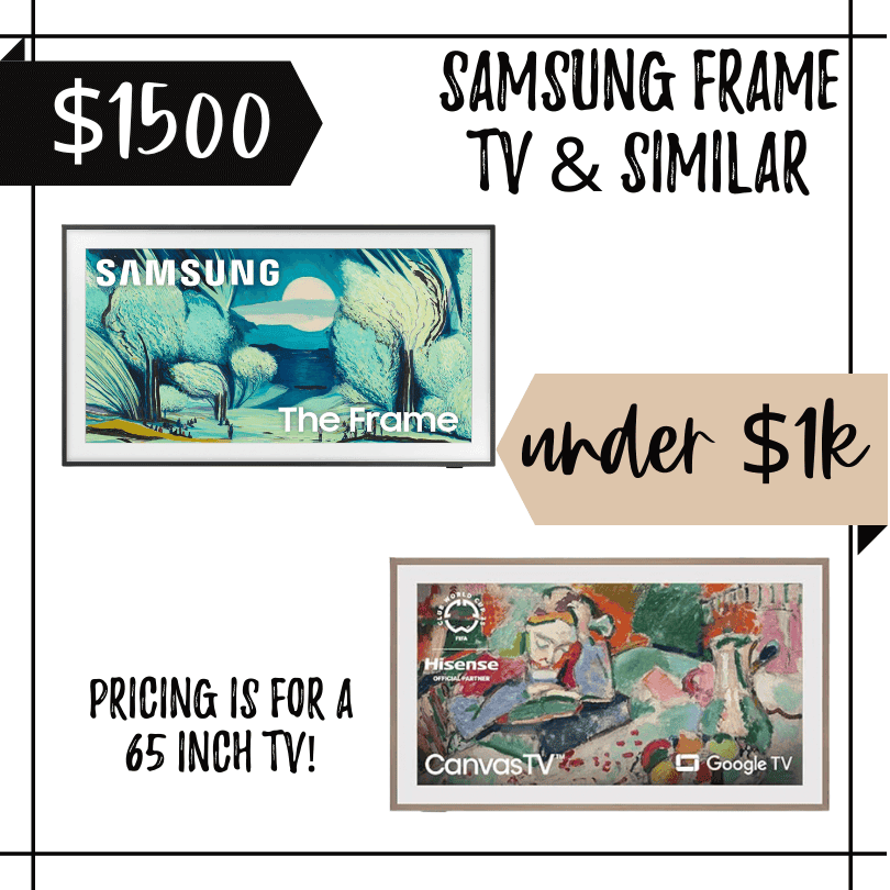 Samsung Frame TV dupe