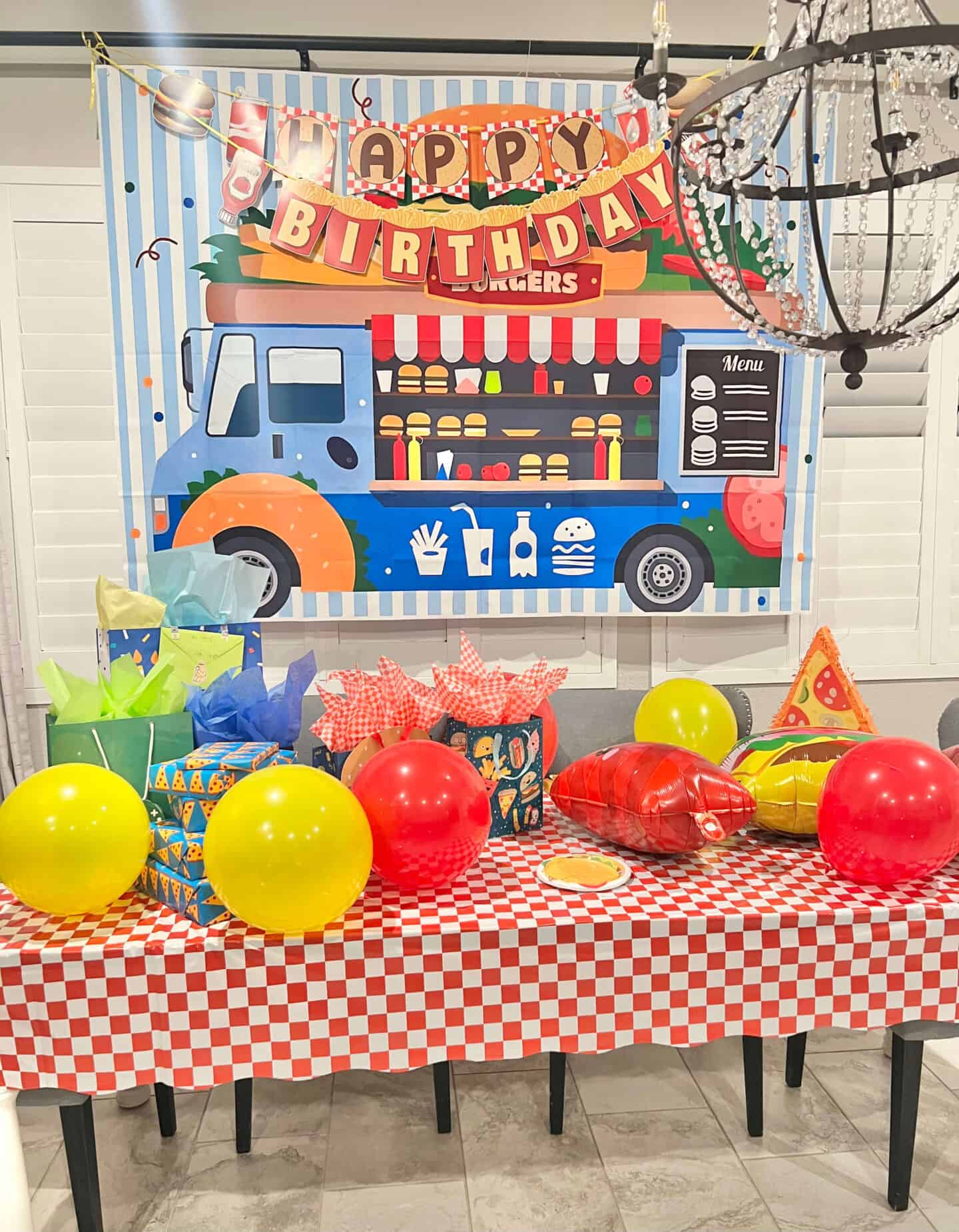 cheeseburger and fries birthday